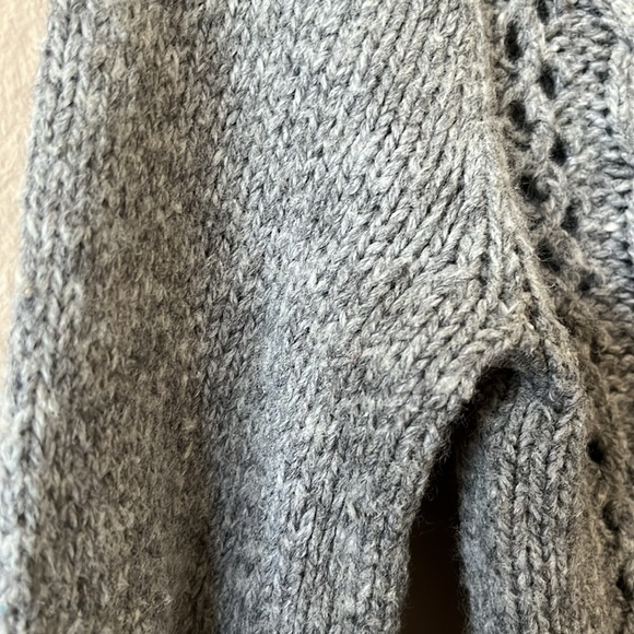 Mudd Gray Hooded Long Sleeve Button Up Sweater Cardigan M - Picture 6 of 11